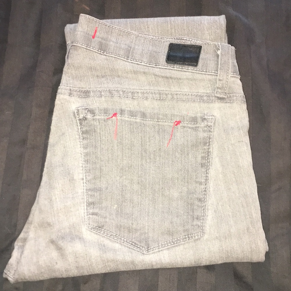 BDG grey cigarette mid rise skinny jeans